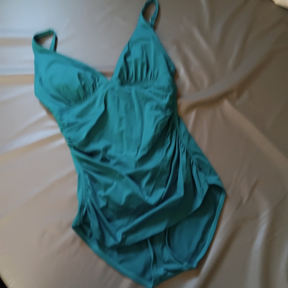TOMMY BAHAMA Teal One Piece Swimsuit  6